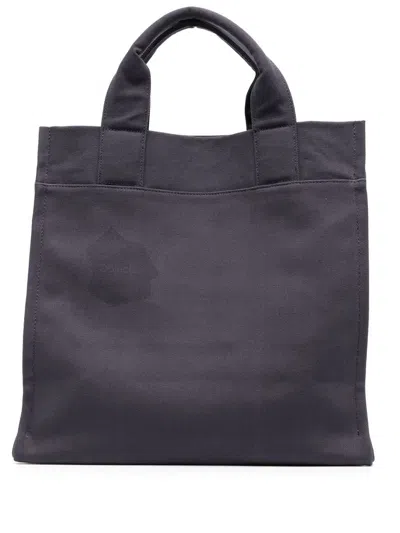 Objects Iv Life Logo Cotton Canvas Tote Bag In Grey