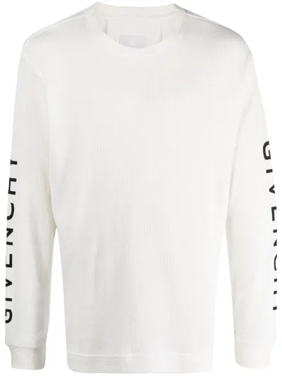 Givenchy Logo-print Long-sleeve T-shirt In White