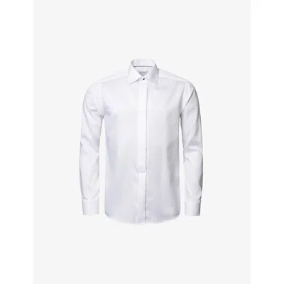 Eton Mens White Slim-fit Cotton Shirt