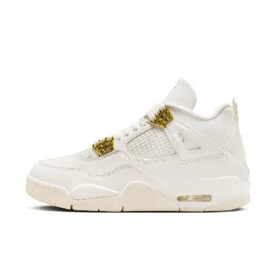 Jordan Air  4 Retro Sneaker In White