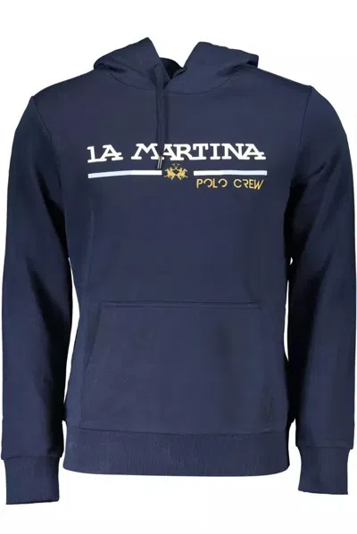 La Martina Blue Cotton Jumper