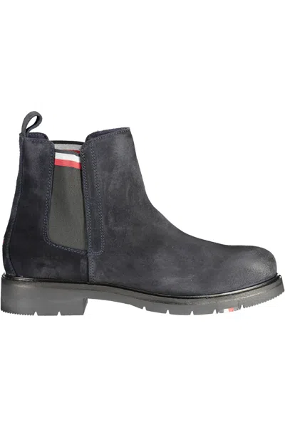 Tommy Hilfiger Blue Polyester Boot