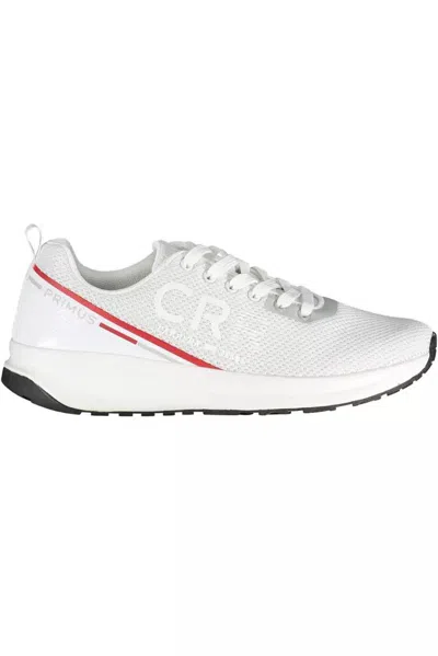 Carrera White Polyester Sneaker