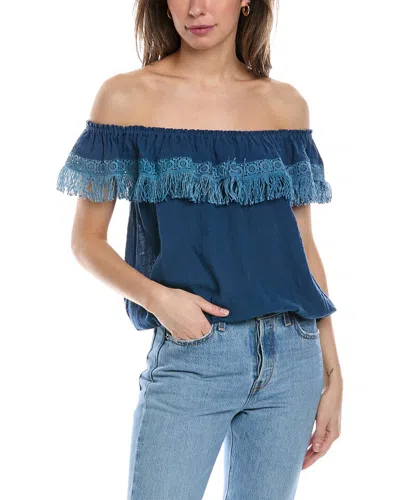 Walker & Wade Walker&wade Kauai Top In Blue