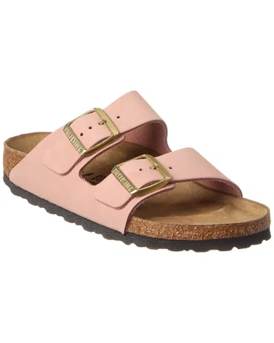 Birkenstock Arizona Bs Narrow Fit Leather Sandal In Pink