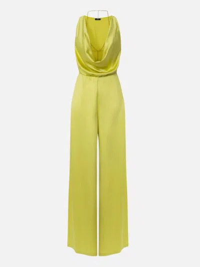 Elisabetta Franchi Trousers In Yellow