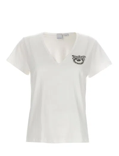 Pinko T-shirts And Polos In Bianco Nembo