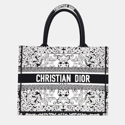 Pre-owned Dior Christian 's Book Tote Bag 36 In Black