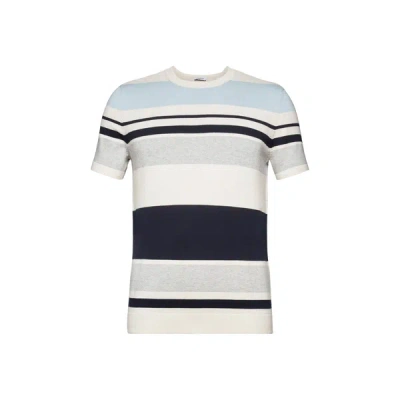 Esprit Striped Knitted T-shirt In Multi