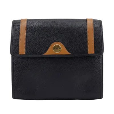 Dior Cd Black Leather Shoulder Bag ()