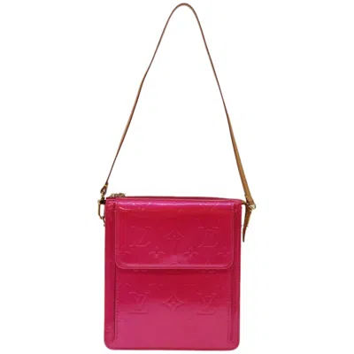 Pre-owned Louis Vuitton Mott Pink Patent Leather Clutch Bag ()