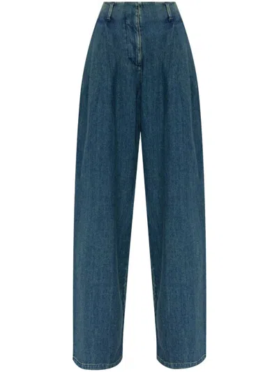 Golden Goose Trousers In Blue