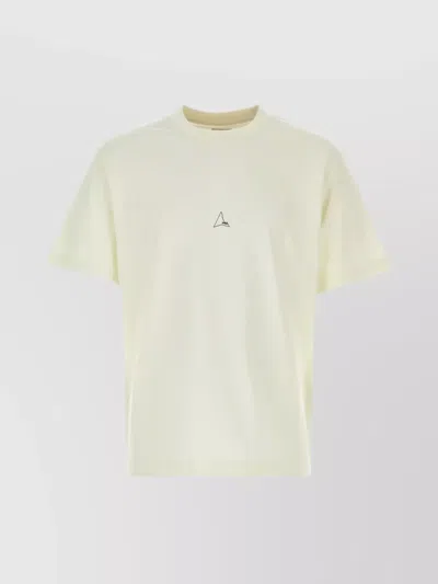Roa Logo-print Cotton T-shirt In White