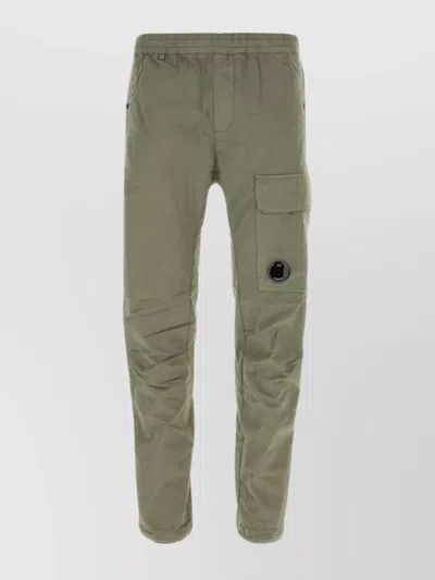 C.p. Company Stretch Cotton Cargo Pant In Green