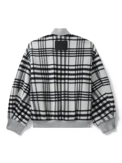 Jw Anderson Checked Zipped Bomber Jacket