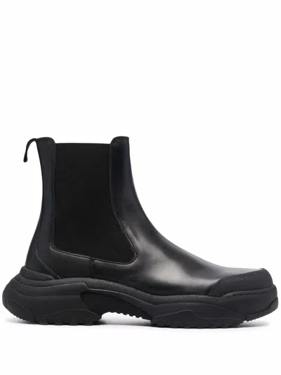 Gmbh Chunky-sole Chelsea Boots In Black
