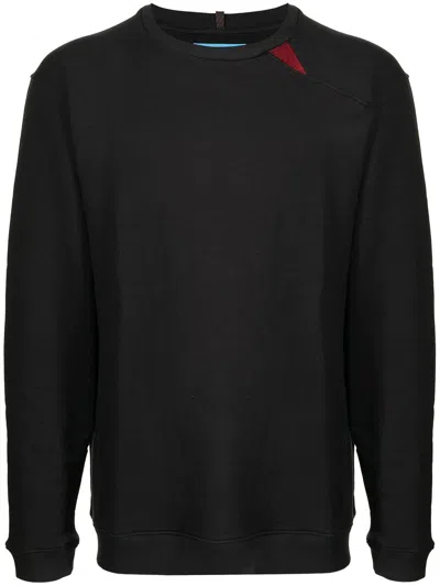 Klättermusen Contrast-patch Sweatshirt In Black