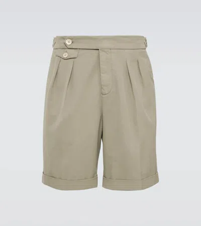 Brunello Cucinelli Cotton Bermuda Shorts In Beige