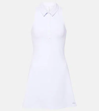 Alo Yoga Charmed Tennis Dress In White