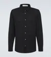 God's True Cashmere Cashmere-gauze Shirt In Black