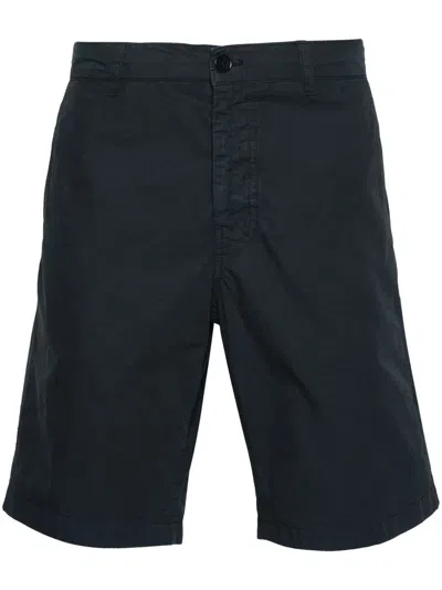 Aspesi Cotton Bermuda Shorts In Blue