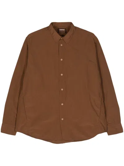Aspesi Camicia Cassel Clothing In Brown
