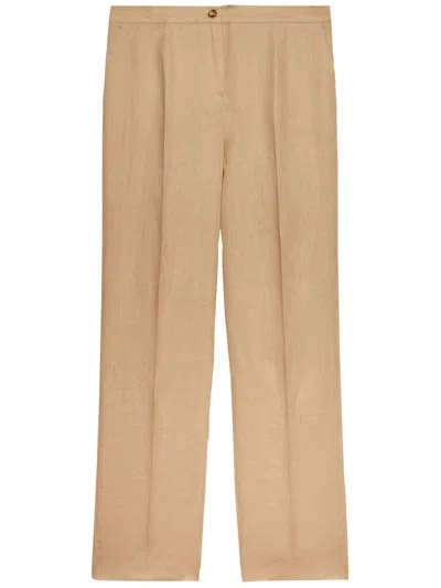 Elena Miro' Pants Clothing In Nude & Neutrals