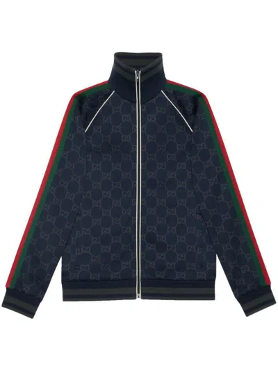 Gucci Jacket Clothing In Blue