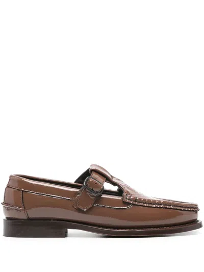 Hereu Alber Patent Loafers In Brown