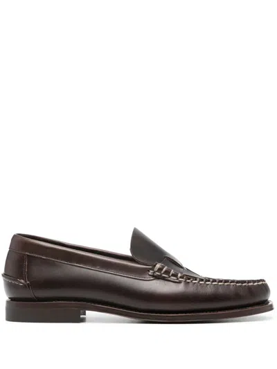 Hereu Brown Nombela Loafers In Dark Brown