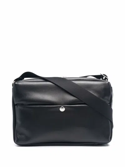 Our Legacy Wah Leather Cross-body Bag In Black