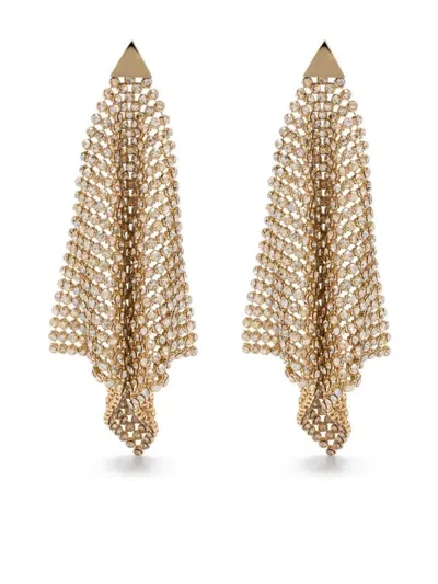 Rabanne Earrings In M Gold Topaz