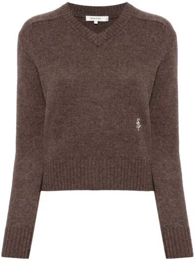 Sporty And Rich Sporty & Rich Sweater In Brown