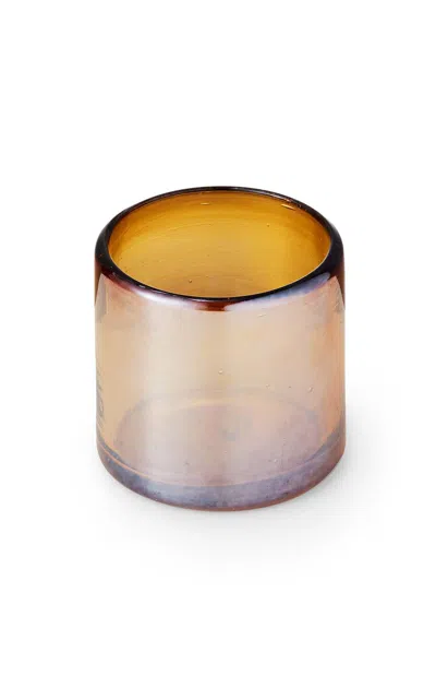 St. Frank Glass Tumbler In Brown