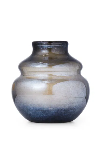 St. Frank Hourglass Vase In Dark Grey