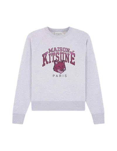 Maison Kitsuné Jerseys & Knitwear In Gray