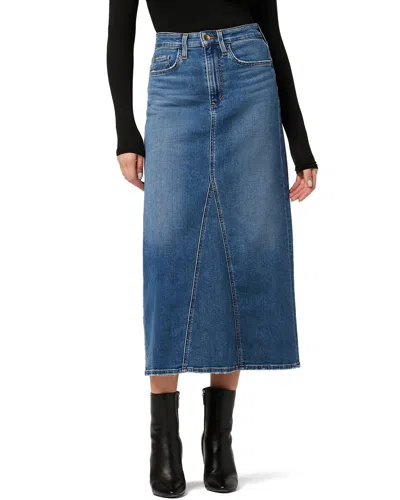 Joe's Jeans Women's The Tulie Denim Midi-skirt In Blue