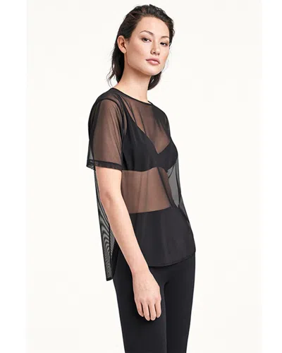 Wolford Ladies Black Loose Fit Tulle Shirt