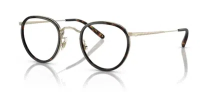 Pre-owned Oliver Peoples 0ov 1104 Mp 2 5145-362 Gold Round Men's 46mm Eyeglasses