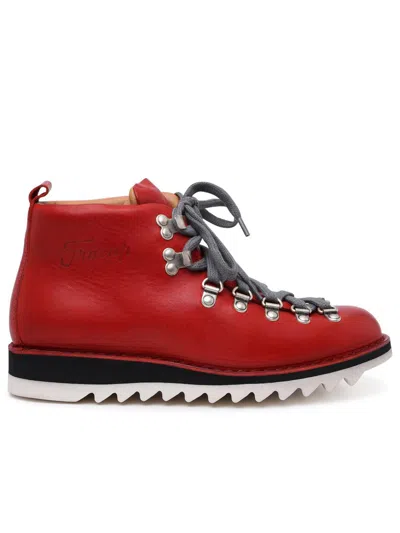 Fracap Red Leather M120 Boots