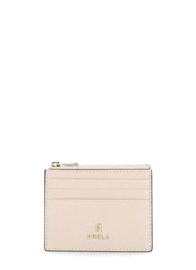 Furla Camelia Holder Card In Neutrals