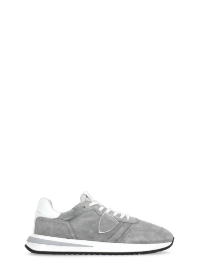Philippe Model Suede Trainers In Grey