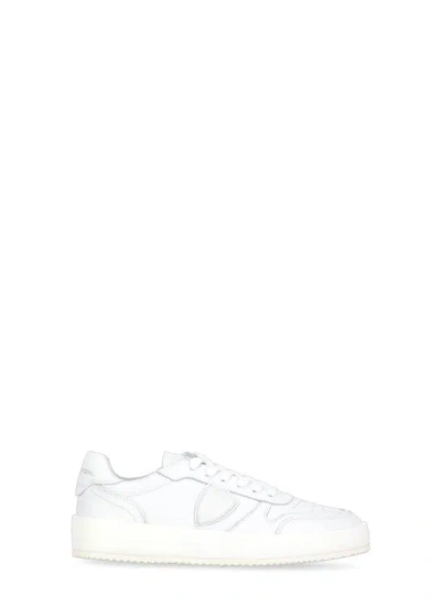 Philippe Model Nice Low Trainers In White