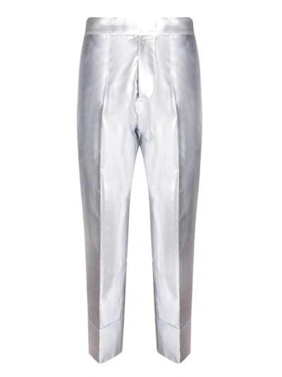 Sapio Trousers In Silver