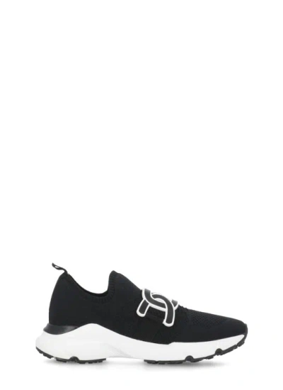 Tod's Kate Knitted Slip-on Trainers In Negro