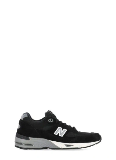 New Balance Suede And Mesh Sneakers In Black