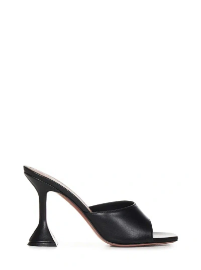 Amina Muaddi Lupita Mule Sandals In Black