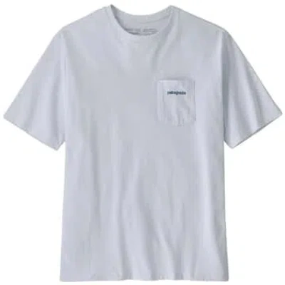 Patagonia Boardshort Logo Pocket Responsibili-tee In White