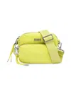 Aimee Kestenberg Women's Nylon Camera Crossbody Bag In Limeade