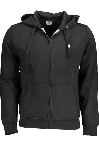 U.s. Polo Assn Black Cotton Jumper